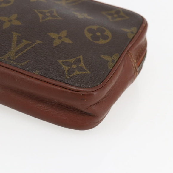 LOUIS VUITTON Monogram Pochette Sport PM Clutch Bag No.183 LV Auth ka2444