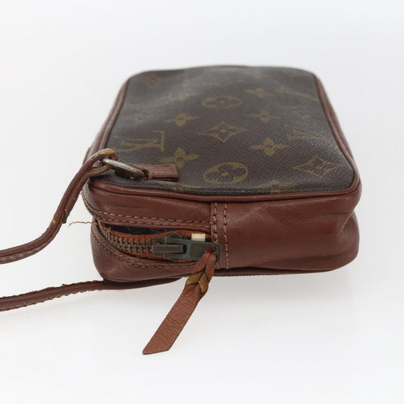 LOUIS VUITTON Monogram Pochette Sport PM Clutch Bag No.183 LV Auth ka2444