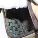 GUCCI Waist bag Nylon Beige Silver 28566 Auth ka2449-23