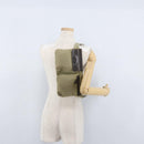 GUCCI Waist bag Nylon Beige Silver 28566 Auth ka2449-25