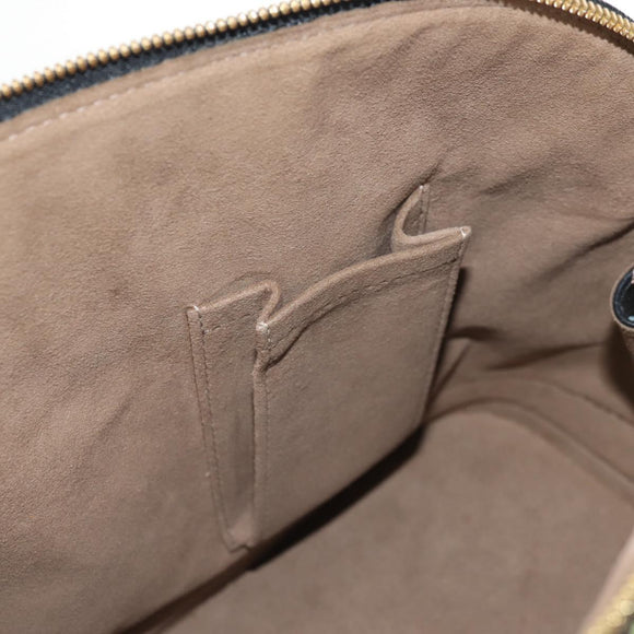 LOUIS VUITTON Monogram Multicolor Alma Hand Bag Black M92646 LV Auth ka244AV