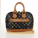 LOUIS VUITTON Monogram Multicolor Alma Hand Bag Black M92646 LV Auth ka244AV-12