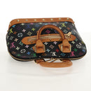 LOUIS VUITTON Monogram Multicolor Alma Hand Bag Black M92646 LV Auth ka244AV-7
