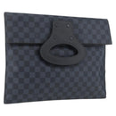 LOUIS VUITTON Damier Cobalt portfolio Clutch Bag N51101 LV Auth ka2451-1