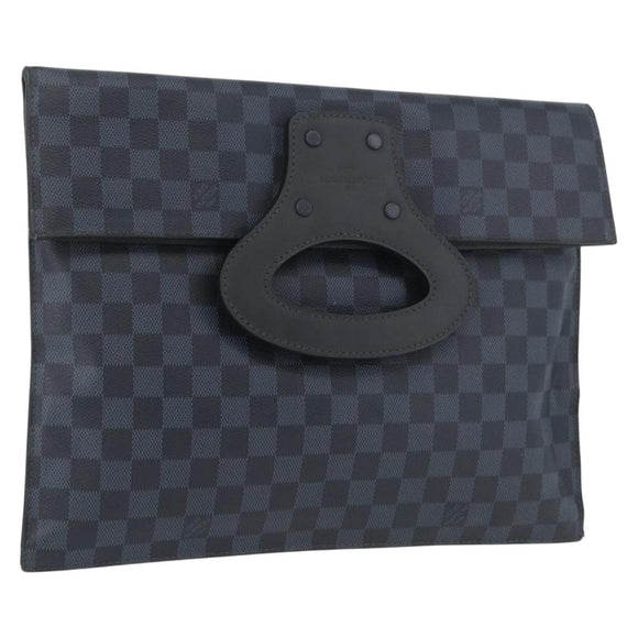 LOUIS VUITTON Damier Cobalt portfolio Clutch Bag N51101 LV Auth ka2451