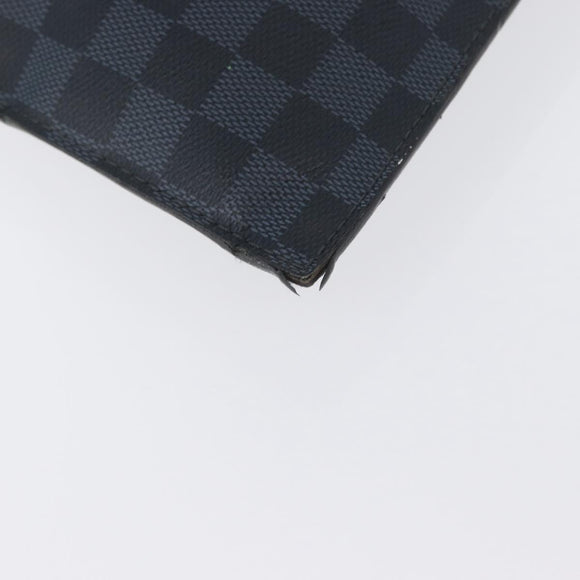LOUIS VUITTON Damier Cobalt portfolio Clutch Bag N51101 LV Auth ka2451