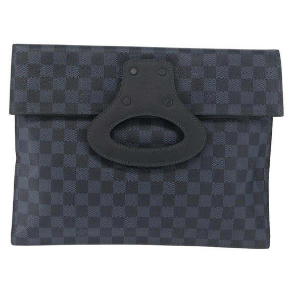 LOUIS VUITTON Damier Cobalt portfolio Clutch Bag N51101 LV Auth ka2451