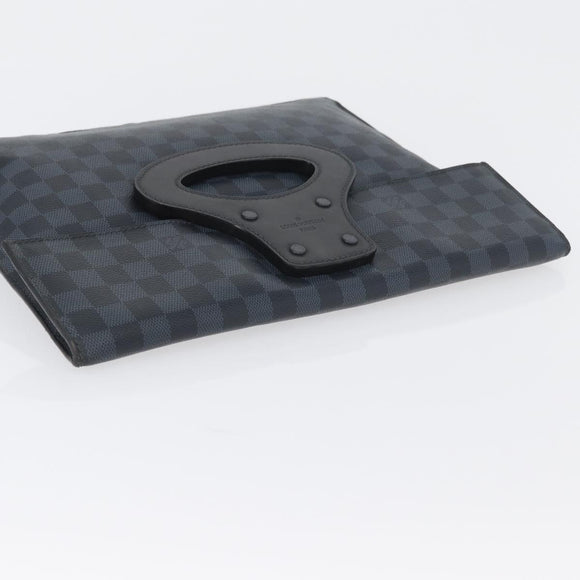 LOUIS VUITTON Damier Cobalt portfolio Clutch Bag N51101 LV Auth ka2451