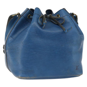 LOUIS VUITTON Epi Petit Noe Shoulder Bag Blue M44105 LV Auth ka2454