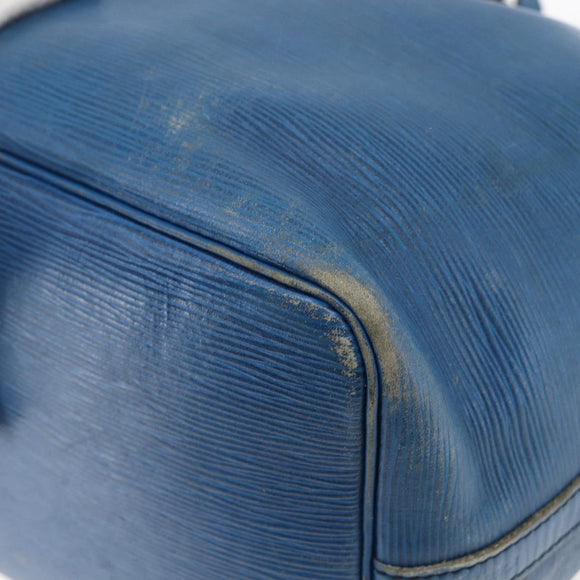 LOUIS VUITTON Epi Petit Noe Shoulder Bag Blue M44105 LV Auth ka2454