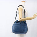 LOUIS VUITTON Epi Petit Noe Shoulder Bag Blue M44105 LV Auth ka2454-19