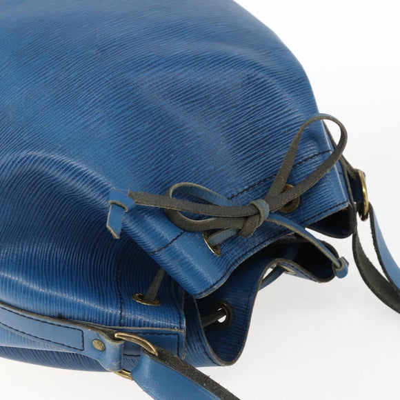 LOUIS VUITTON Epi Petit Noe Shoulder Bag Blue M44105 LV Auth ka2454