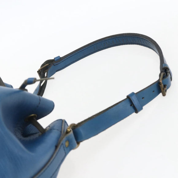 LOUIS VUITTON Epi Petit Noe Shoulder Bag Blue M44105 LV Auth ka2454