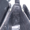 CELINE Shoulder Bag Leather Black Gold Auth ka2456-18
