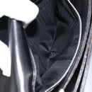 CELINE Shoulder Bag Leather Black Gold Auth ka2456-22
