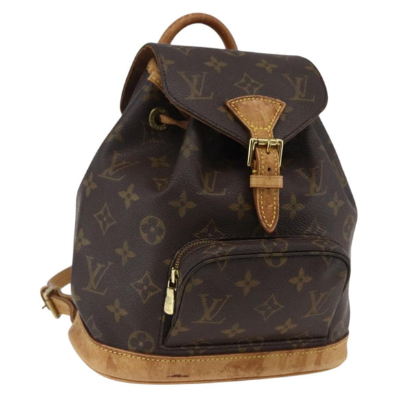 LOUIS VUITTON Monogram Montsouris PM Backpack M51137 LV Auth ka2457