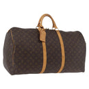 LOUIS VUITTON Monogram Keepall 60 Boston Bag M41422 LV Auth ka2464-1