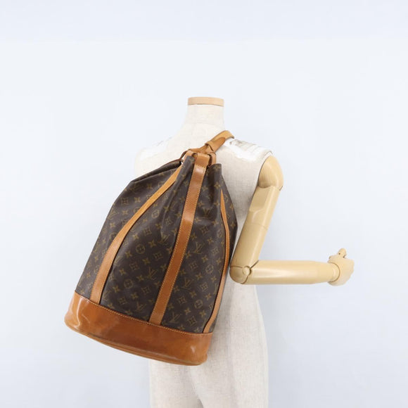 LOUIS VUITTON Monogram Randonnee GM Shoulder Bag M42244 LV Auth ka2465