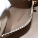 LOUIS VUITTON Monogram Vernis Houston Hand Bag Beige M91004 LV Auth ka2468-21