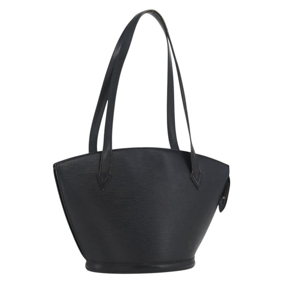 LOUIS VUITTON Epi Saint Jacques Shopping Bag Black M52272 LV Auth ka2469