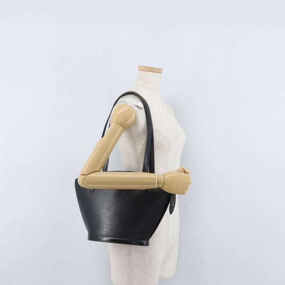 LOUIS VUITTON Epi Saint Jacques Shopping Bag Black M52272 LV Auth ka2469