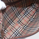 Burberrys Shoulder Bag Leather Brown Gold Auth ka247-11