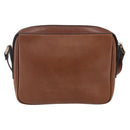 Burberrys Shoulder Bag Leather Brown Gold Auth ka247-2