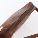 Burberrys Shoulder Bag Leather Brown Gold Auth ka247-6