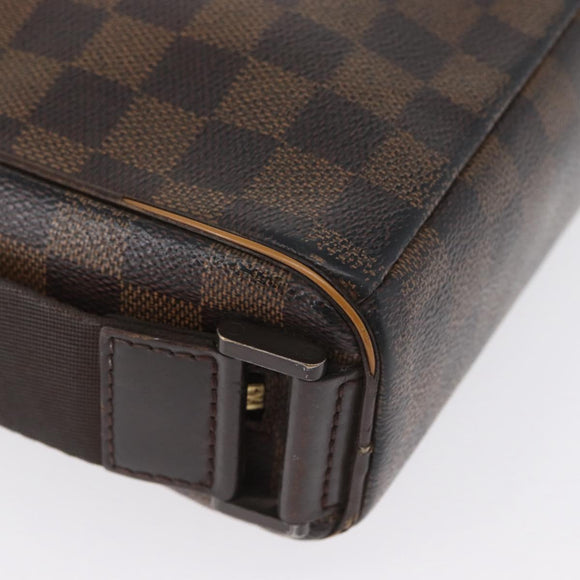 LOUIS VUITTON Damier Ebene Olaf PM Umhängetasche N41442 LV Auth ka2472