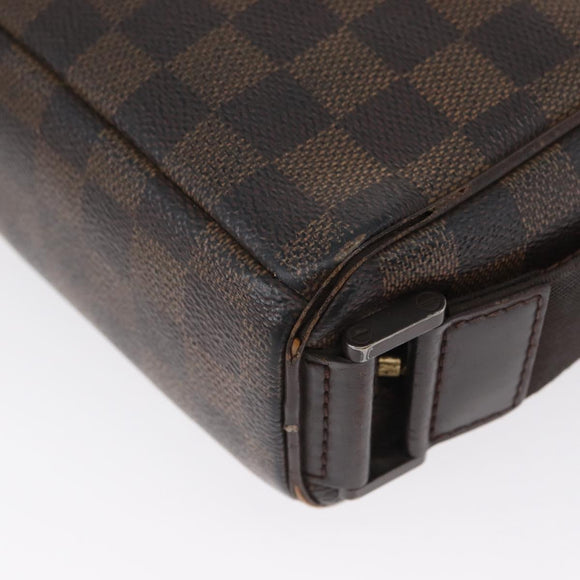 LOUIS VUITTON Damier Ebene Olaf PM Umhängetasche N41442 LV Auth ka2472