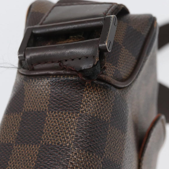 LOUIS VUITTON Damier Ebene Olaf PM Umhängetasche N41442 LV Auth ka2472