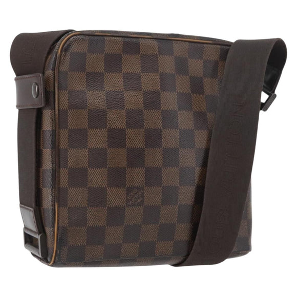 LOUIS VUITTON Damier Ebene Olaf PM Umhängetasche N41442 LV Auth ka2472