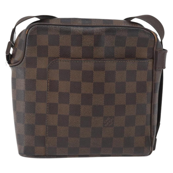 LOUIS VUITTON Damier Ebene Olaf PM Umhängetasche N41442 LV Auth ka2472