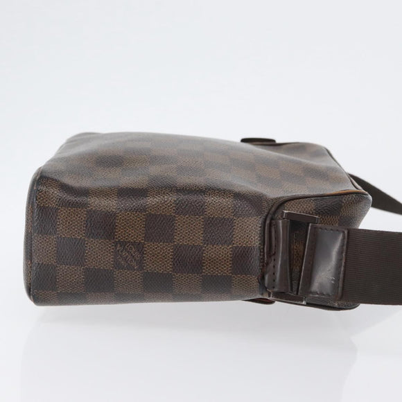 LOUIS VUITTON Damier Ebene Olaf PM Umhängetasche N41442 LV Auth ka2472