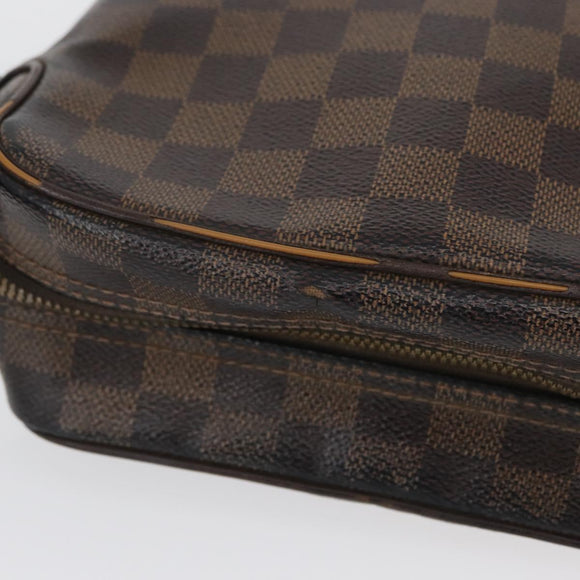 LOUIS VUITTON Damier Ebene Olaf PM Umhängetasche N41442 LV Auth ka2472