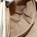 CELINE Hand Bag Nylon Beige Gold Auth ka2474-22