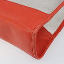 LOEWE Anagram Tote Bag Vinyl Clear Red Auth ka2475-16