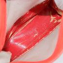 LOEWE Anagram Tote Bag Vinyl Clear Red Auth ka2475-11