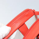 LOEWE Anagram Tote Bag Vinyl Clear Red Auth ka2475-12