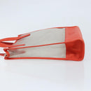 LOEWE Anagram Tote Bag Vinyl Clear Red Auth ka2475-4