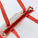 LOEWE Anagram Tote Bag Vinyl Clear Red Auth ka2475-6