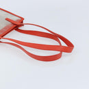 LOEWE Anagram Tote Bag Vinyl Clear Red Auth ka2475-7