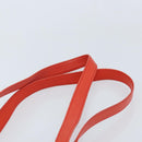 LOEWE Anagram Tote Bag Vinyl Clear Red Auth ka2475-14