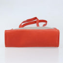 LOEWE Anagram Tote Bag Vinyl Clear Red Auth ka2475-5