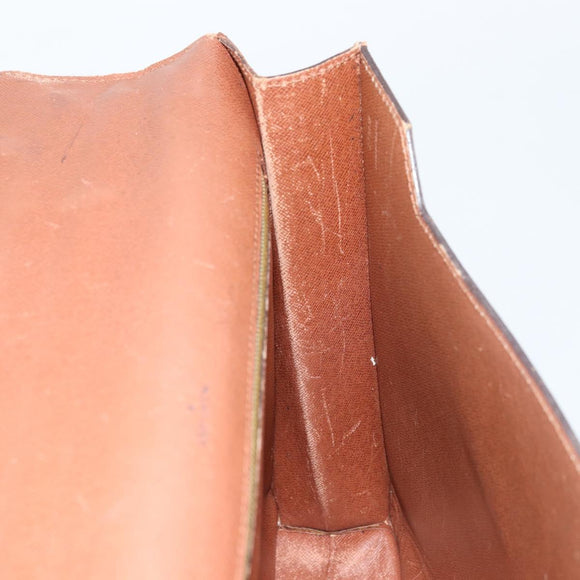 LOUIS VUITTON Monogram Porte Documents Bandouliere Bag M53338 LV Auth ka2476