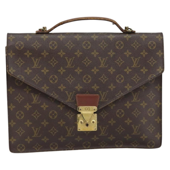 LOUIS VUITTON Monogram Porte Documents Bandouliere Bag M53338 LV Auth ka2476