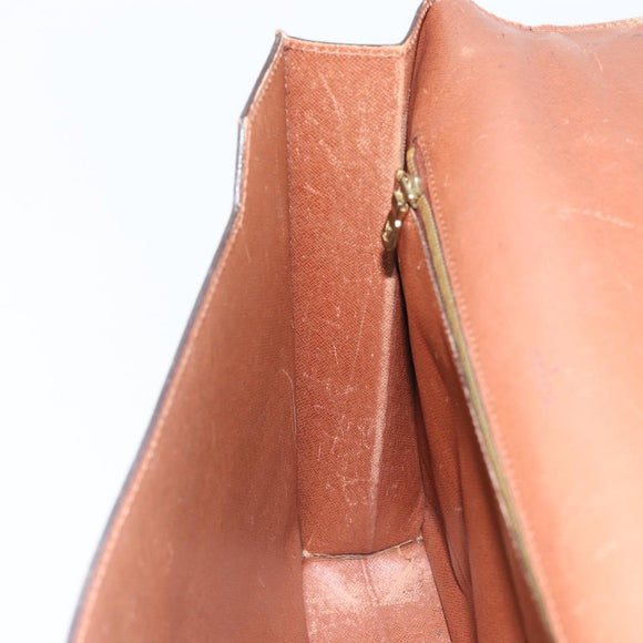 LOUIS VUITTON Monogram Porte Documents Bandouliere Bag M53338 LV Auth ka2476