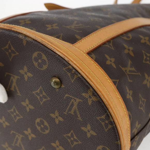 LOUIS VUITTON Monogram Bucket GM Shoulder Bag M42236 LV Auth ka2478