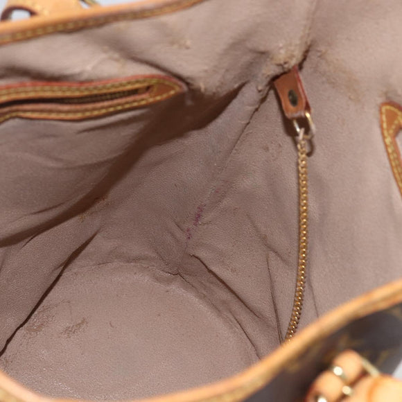 LOUIS VUITTON Monogram Bucket GM Shoulder Bag M42236 LV Auth ka2478