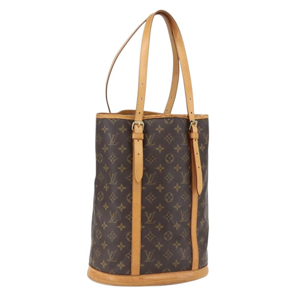 LOUIS VUITTON Monogram Bucket GM Shoulder Bag M42236 LV Auth ka2478